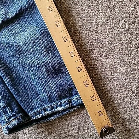 Polo Ralph Lauren Adult Womens 31 Jeans Astor Slim Boyfriend Distressed Patched - Picture 6 of 16